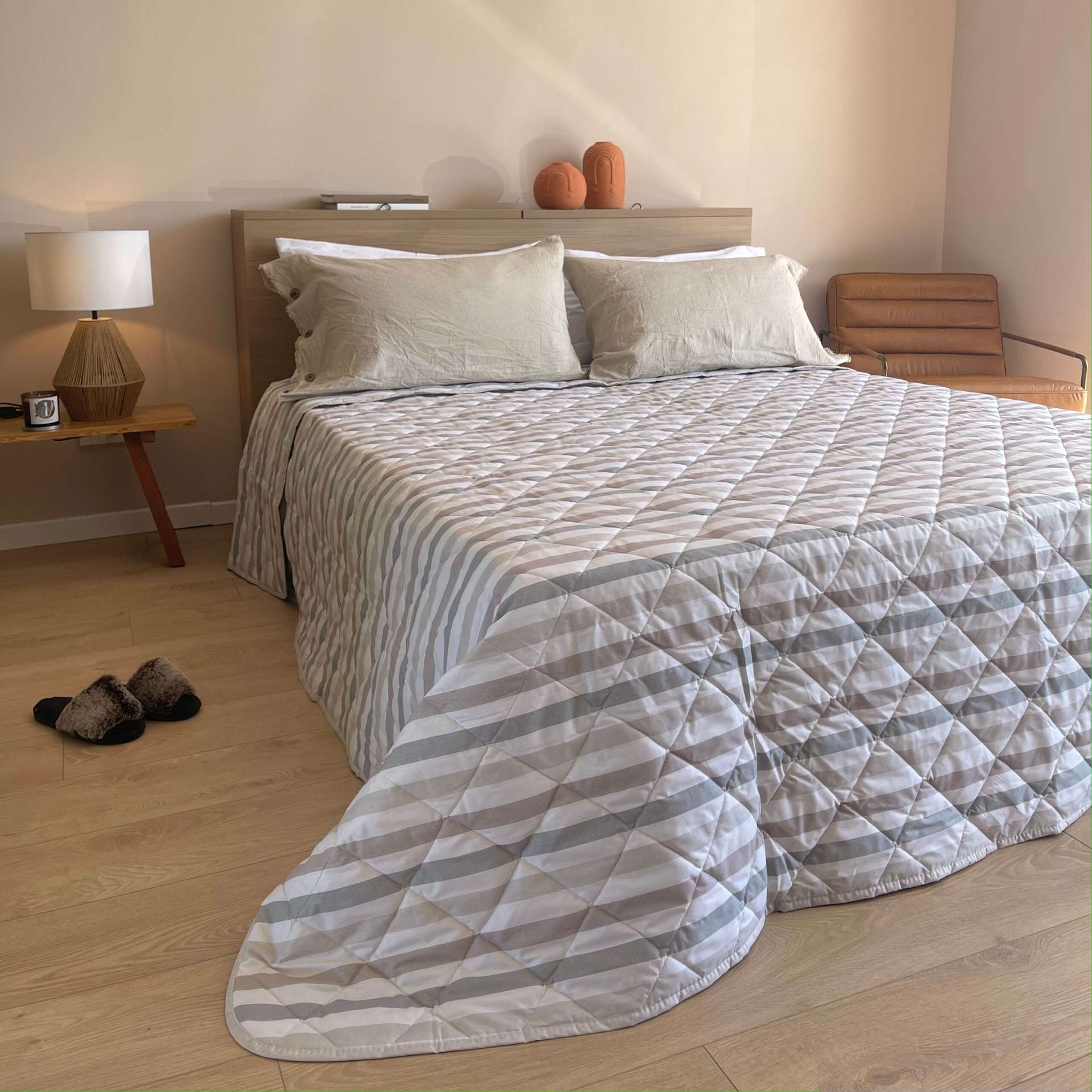 Immagine principale di Trapuntino Primaverile Singolo Linea in Cotone (2 Colori) | Pietro Zanetti Home