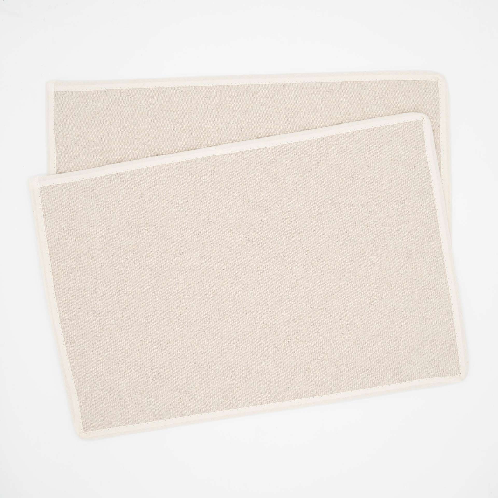 Immagine principale di Set 2 Tovagliette Americane Tinta Unita effetto lino in cotone | Pietro Zanetti Home
