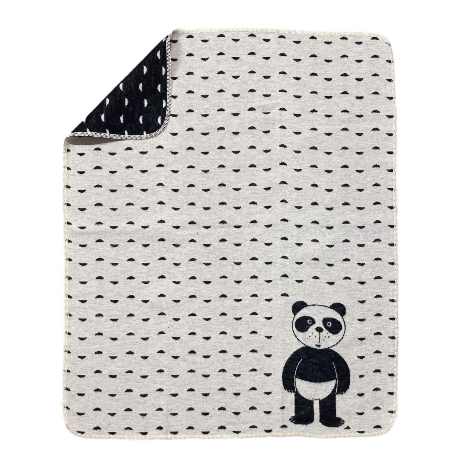 Immagine principale di Copertina Baby Panda in Cotone Double Face 70x90 cm | David Fussenegger