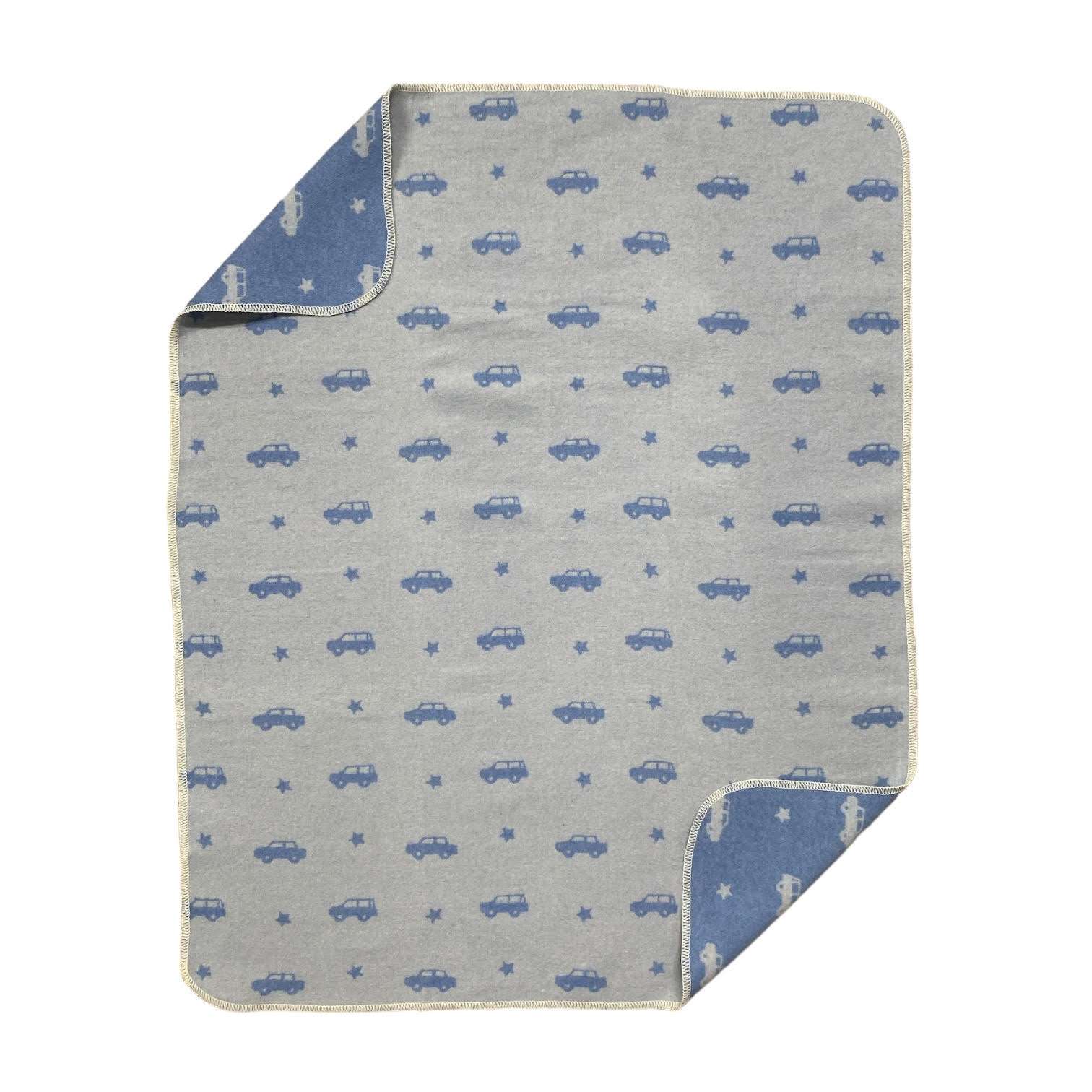 Immagine principale di Copertina Baby Macchinine in Cotone Double Face 70x90 cm | David Fussenegger