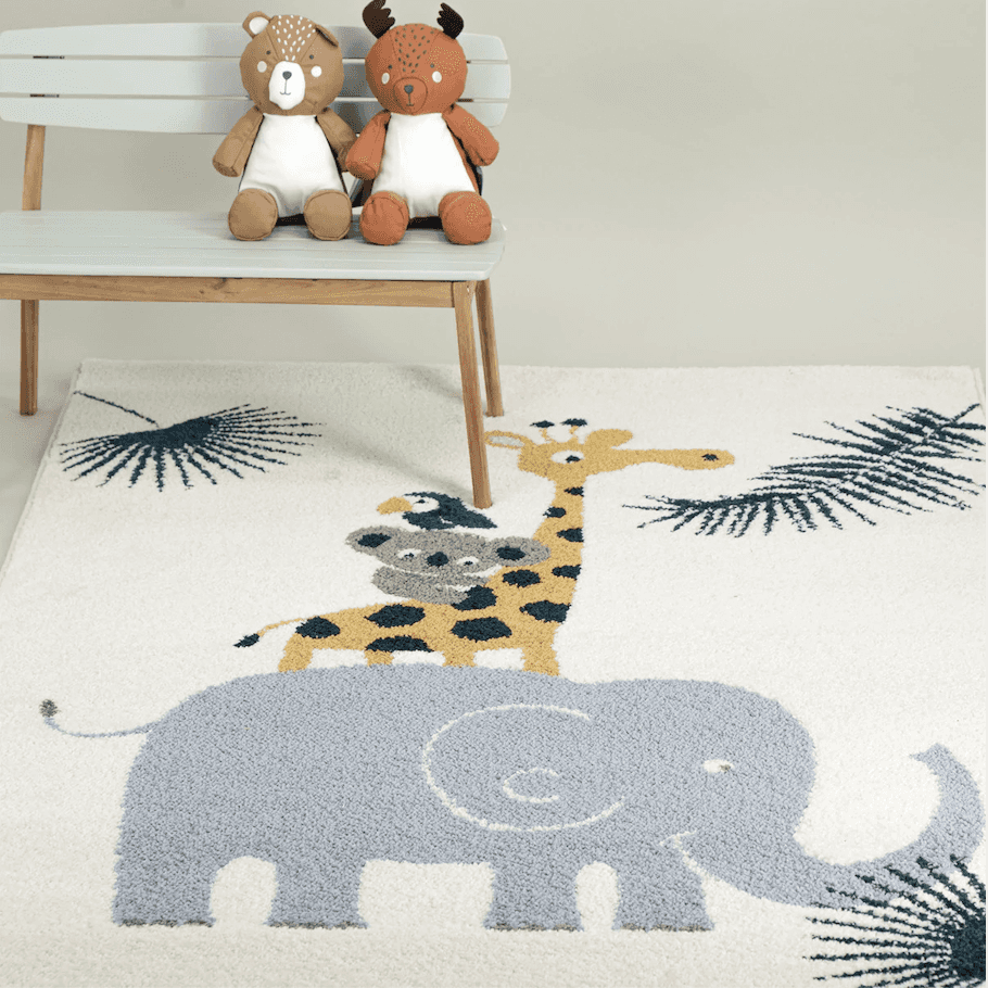 Immagine principale di Tappeto per bambini Soft Jungle 120x170 cm | AFK Living