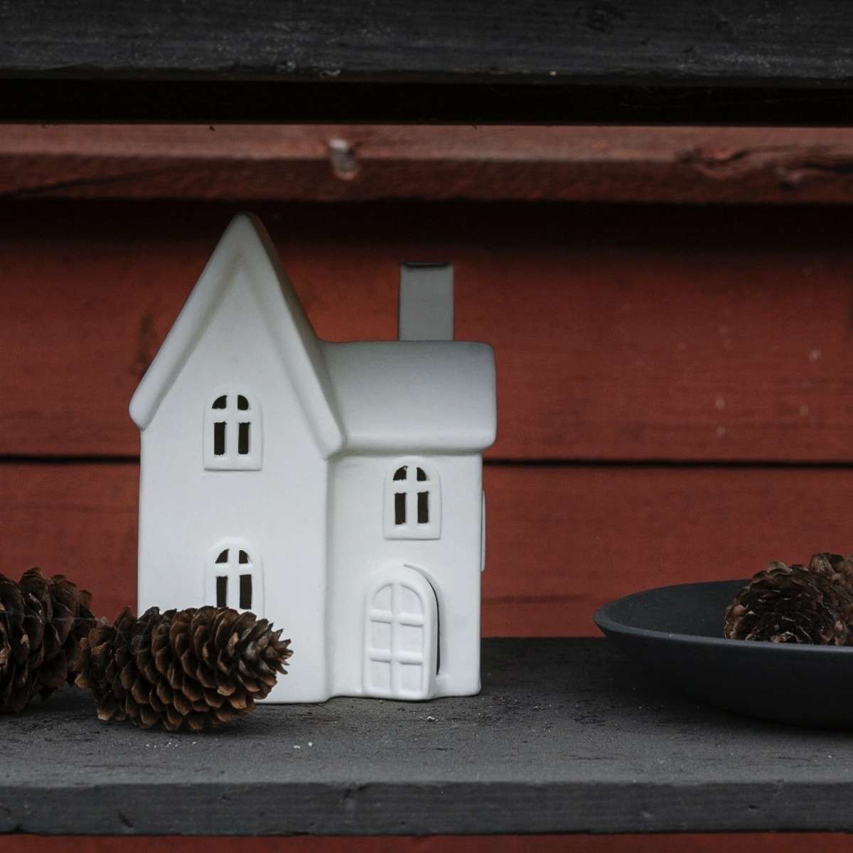 Immagine del prodotto Casetta decorativa Byn nr 11 in Ceramica opaca Bianca | Storefactory
