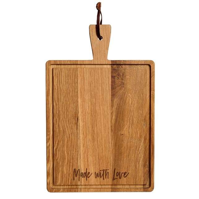Immagine principale di Tagliere Rettangolare incisione Made with Love 43x30 cm | Simple Day
