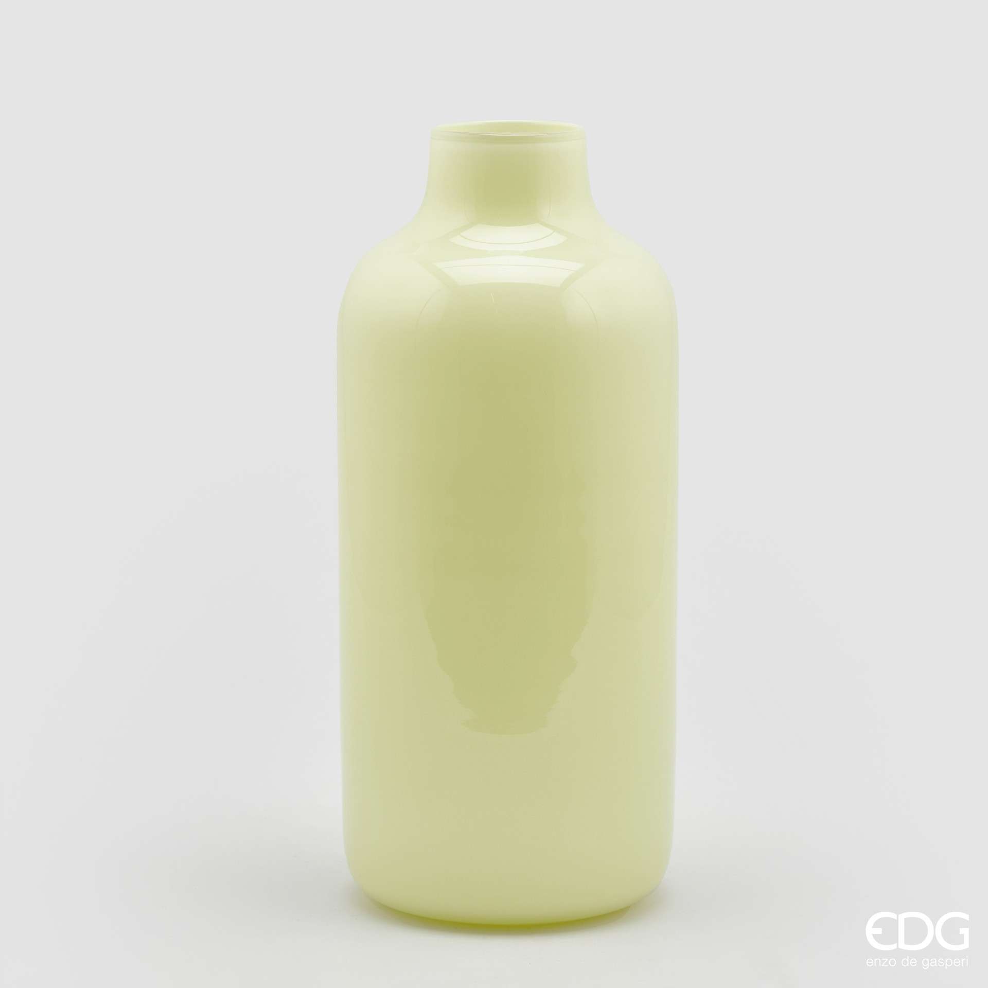 Immagine principale di Vaso Nida Giallo Pastello in Vetro (2 misure) | EDG Enzo De Gasperi