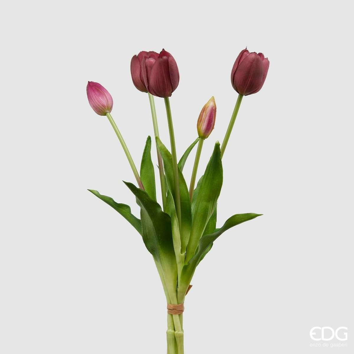 Immagine del prodotto Mazzo Artificiale di Tulipani Piccolo h 40 cm – 6 Colori | EDG Enzo De Gasperi