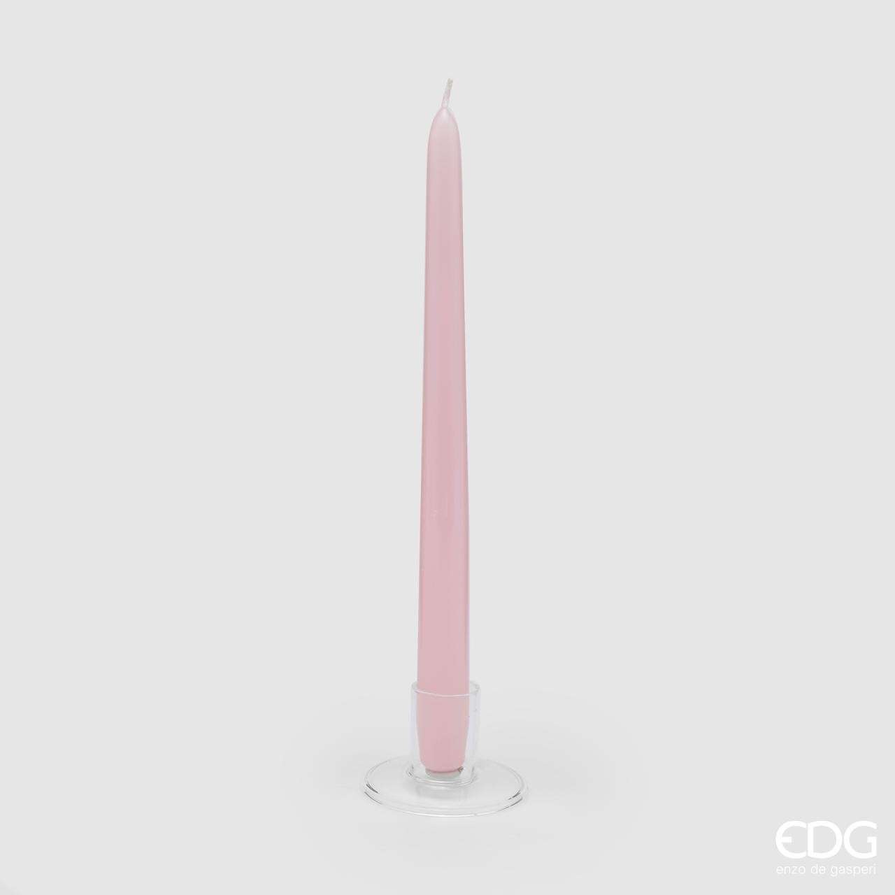 Immagine principale di Candela a Stelo Rosa h 28 cm | EDG Enzo De Gasperi