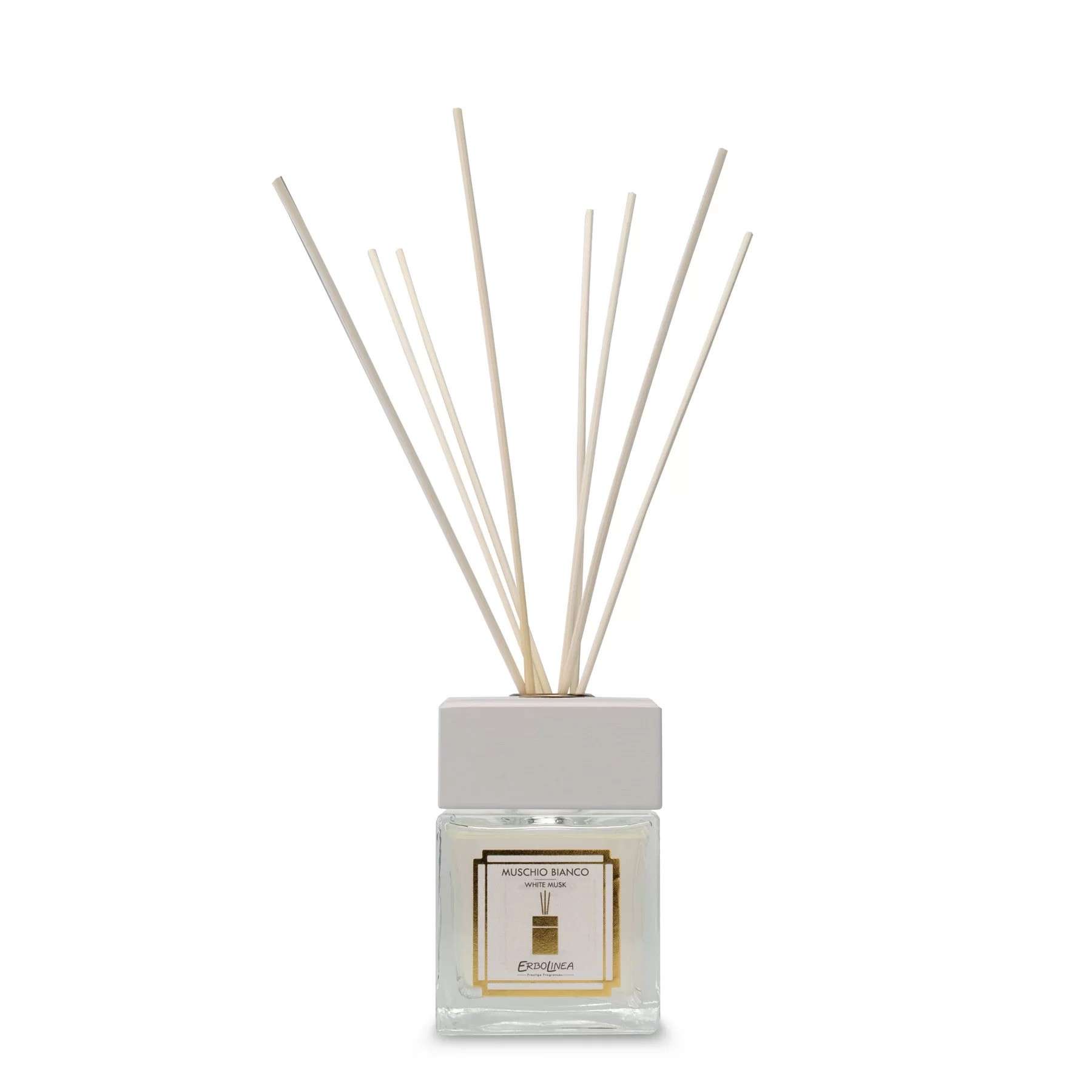 Immagine principale di Profumo per Ambiente con Bastoncini Muschio Bianco | Erbolinea
