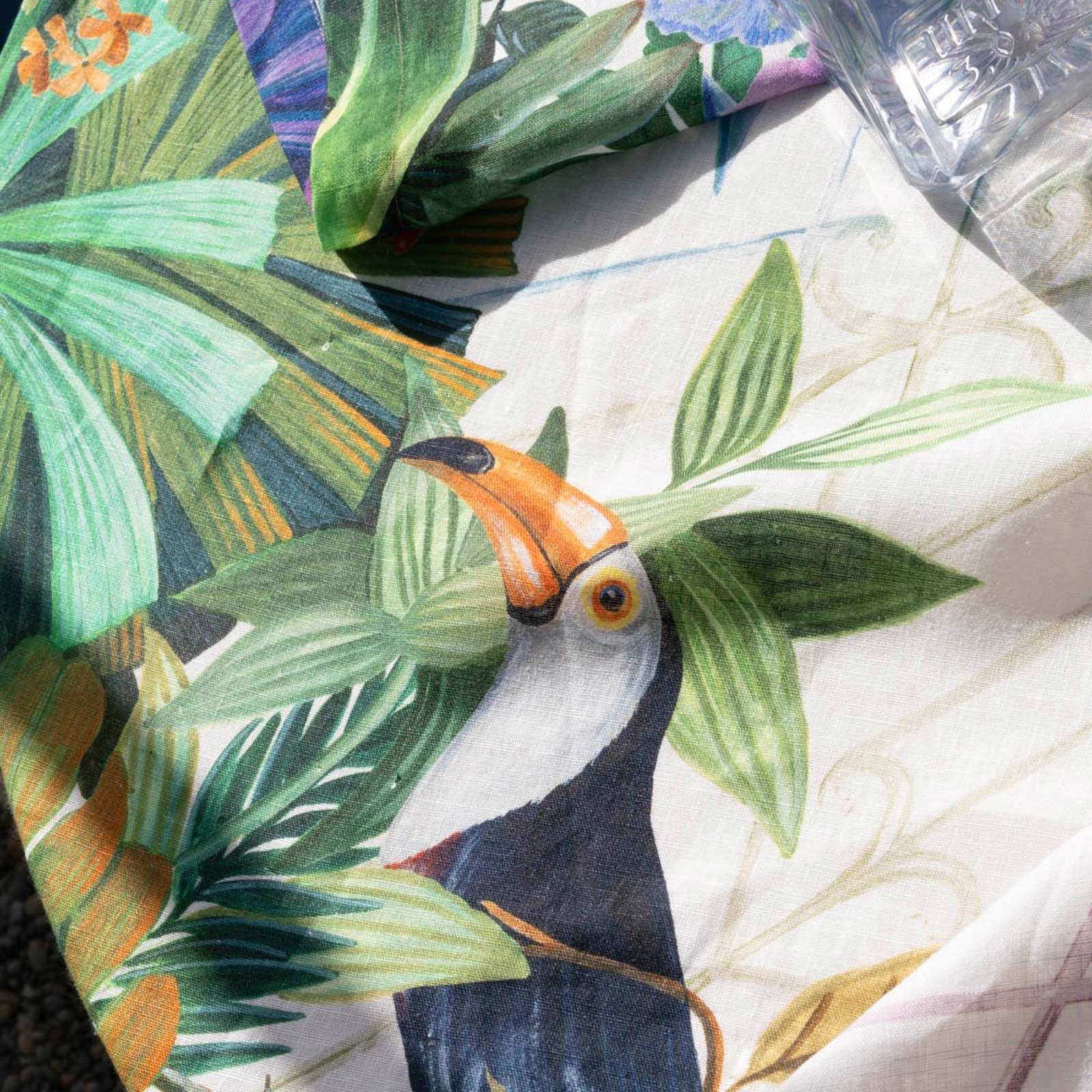 Immagine principale di Runner Tavolo in Lino Naif 45x170 cm | Tessitura Toscana Telerie