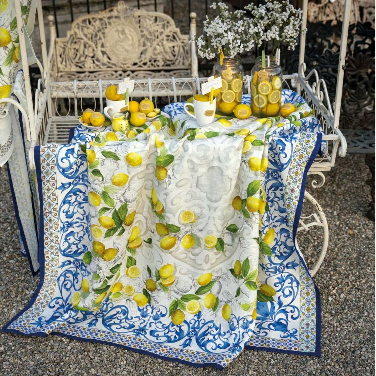 Immagine del prodotto Runner Tavolo in Lino Cetara 45x170 cm | Tessitura Toscana Telerie