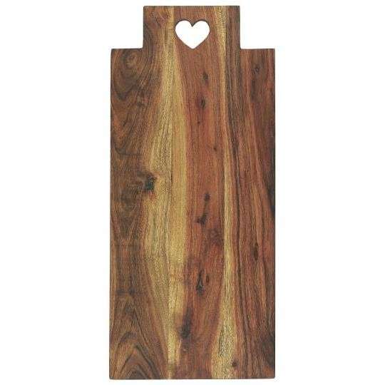 Immagine principale di Tagliere in Legno di Acacia L con Cuore Traforato | IB Laursen