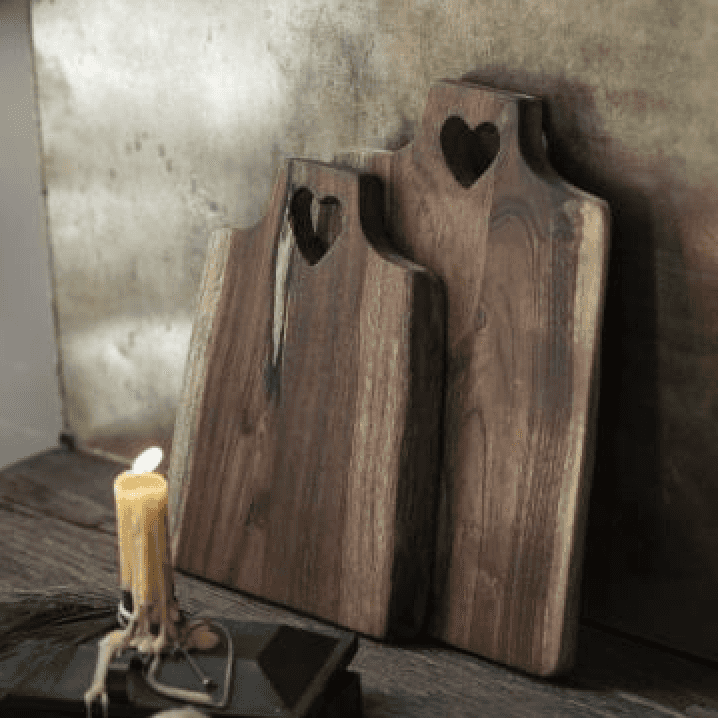 Immagine principale di Tagliere in Legno di Acacia S/M con Cuore Traforato | IB Laursen