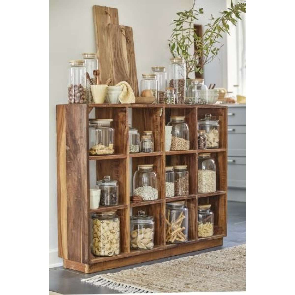 Immagine del prodotto Barattolo in Vetro con Coperchio in Legno Ermetico 3000 ml | IB Laursen