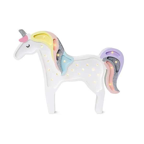 Immagine principale di Lampada in Legno Unicorn Magic Rainbow | Little Lights