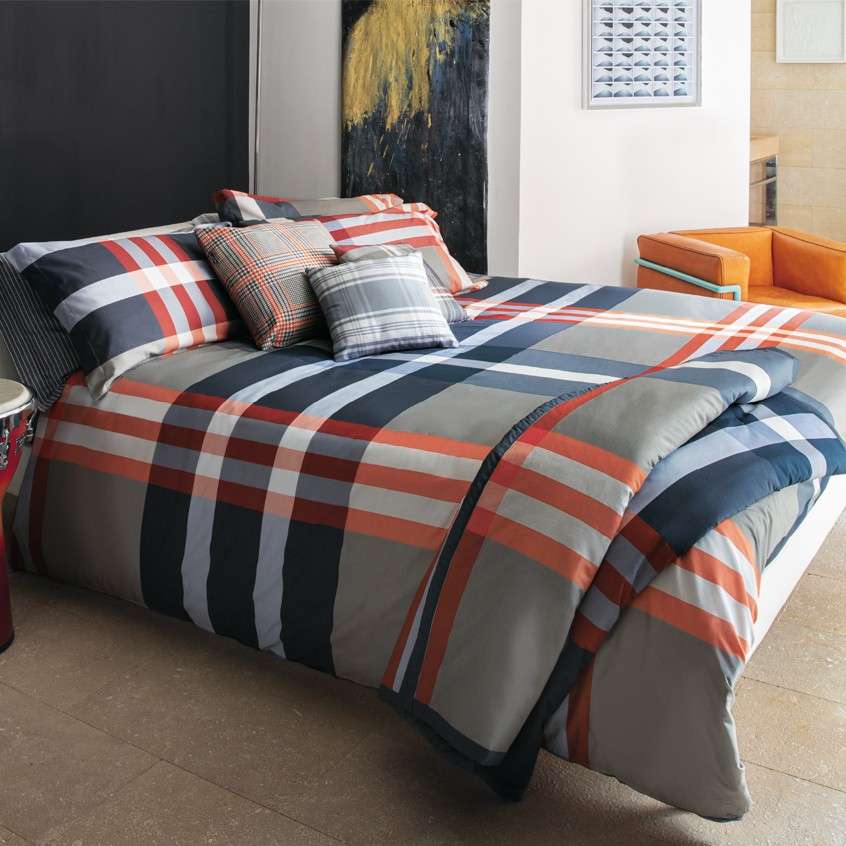 Immagine principale di Parure Lenzuola Matrimoniale Bossi in Cotone Percalle Pettinato Tamigi 7296 | Bossi