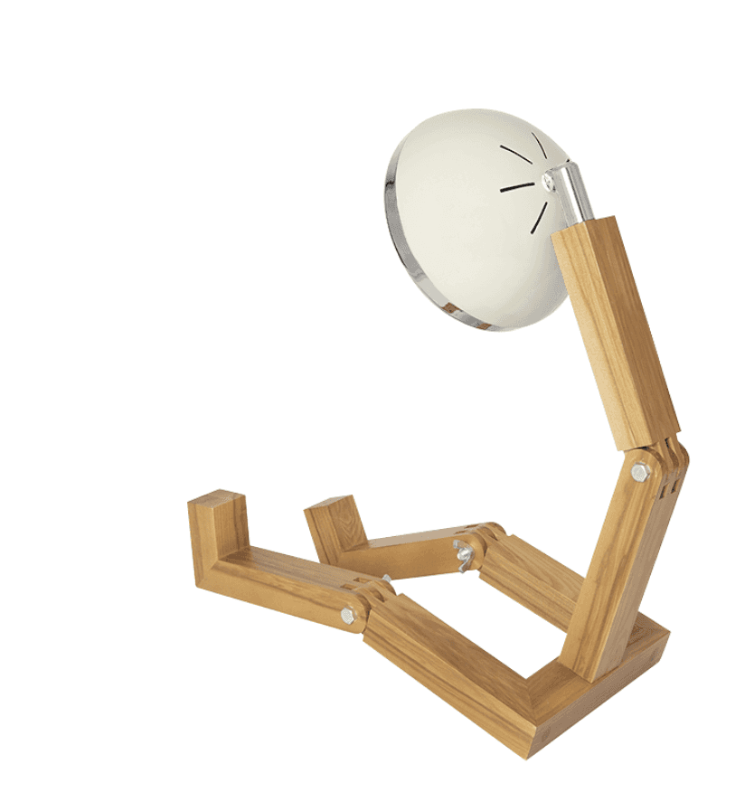Immagine principale di Lampada Grande in Legno Mr. Wattson Piffany Copenhagen | Piffany Copenaghen