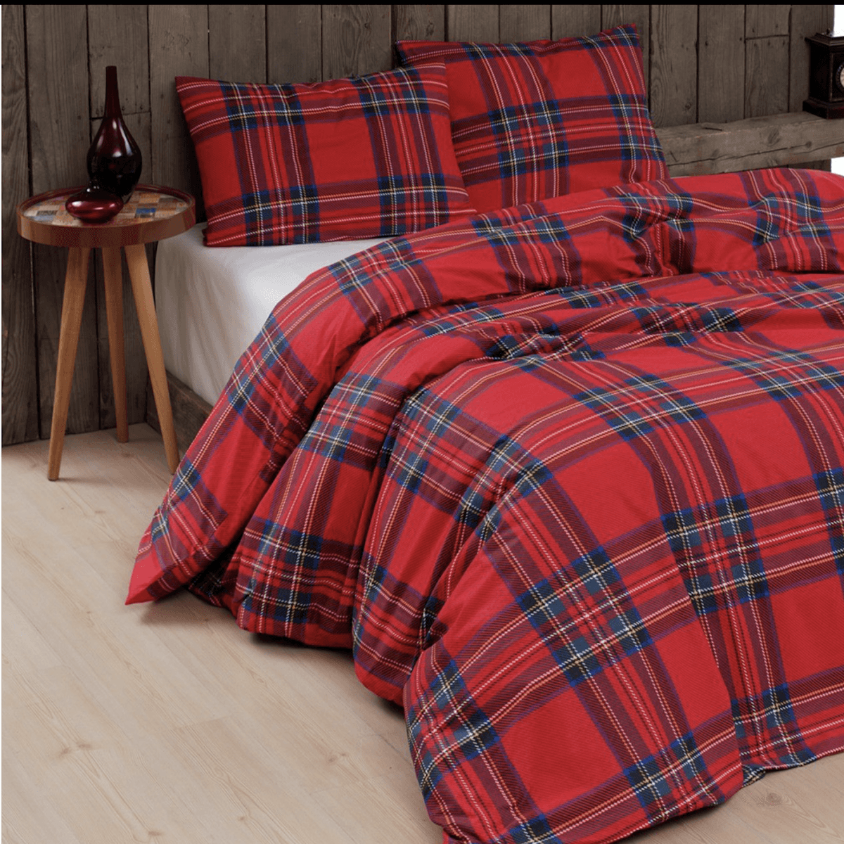 Immagine del prodotto Copripiumino Matrimoniale Tartan in 100% Cotone Daunex (2 Colori) | Daunex