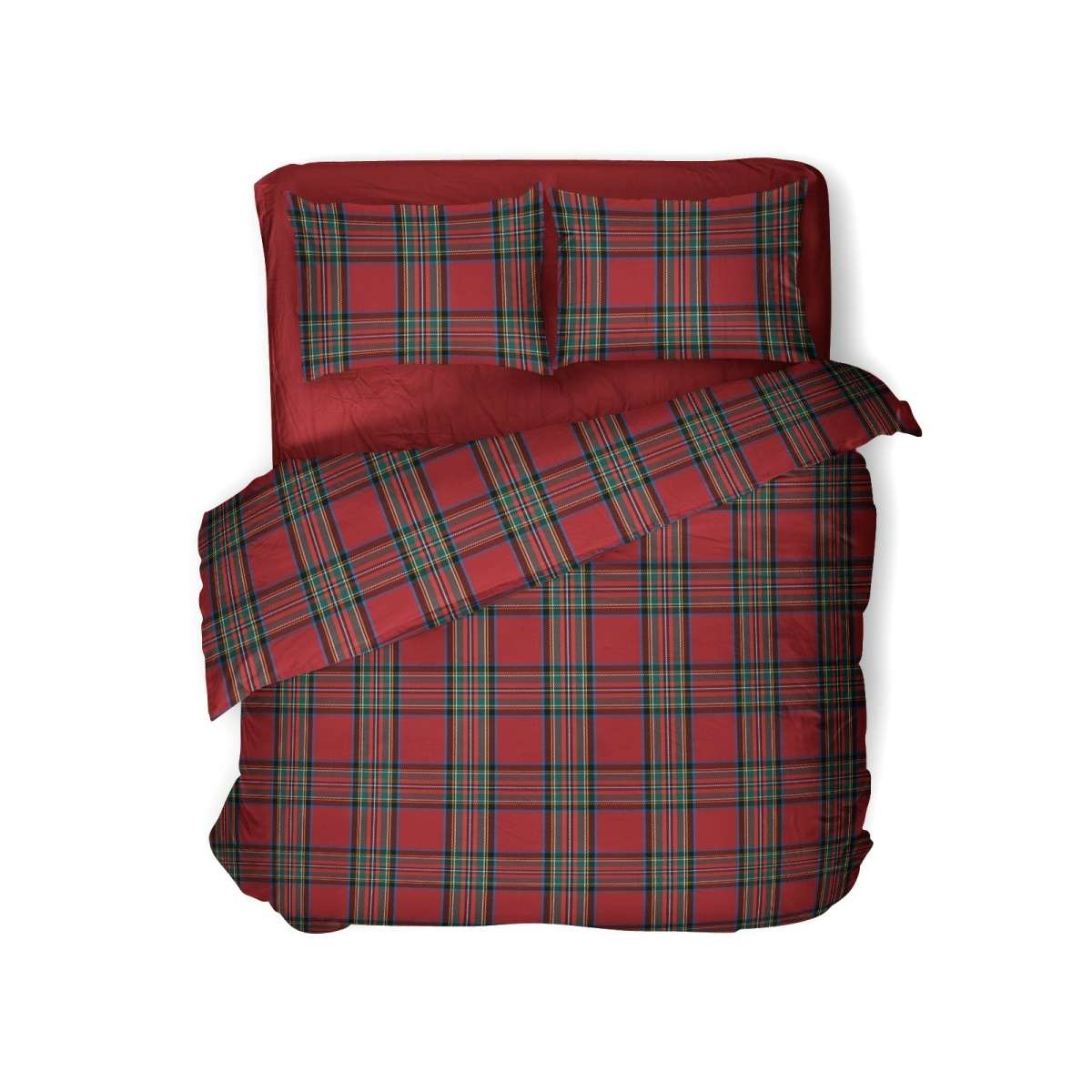 Immagine del prodotto Copripiumino Matrimoniale Tartan in 100% Cotone Daunex (2 Colori) | Daunex