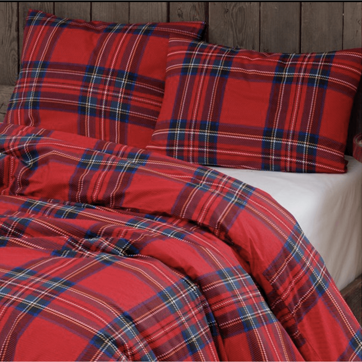 Immagine del prodotto Copripiumino Matrimoniale Tartan in 100% Cotone Daunex (2 Colori) | Daunex