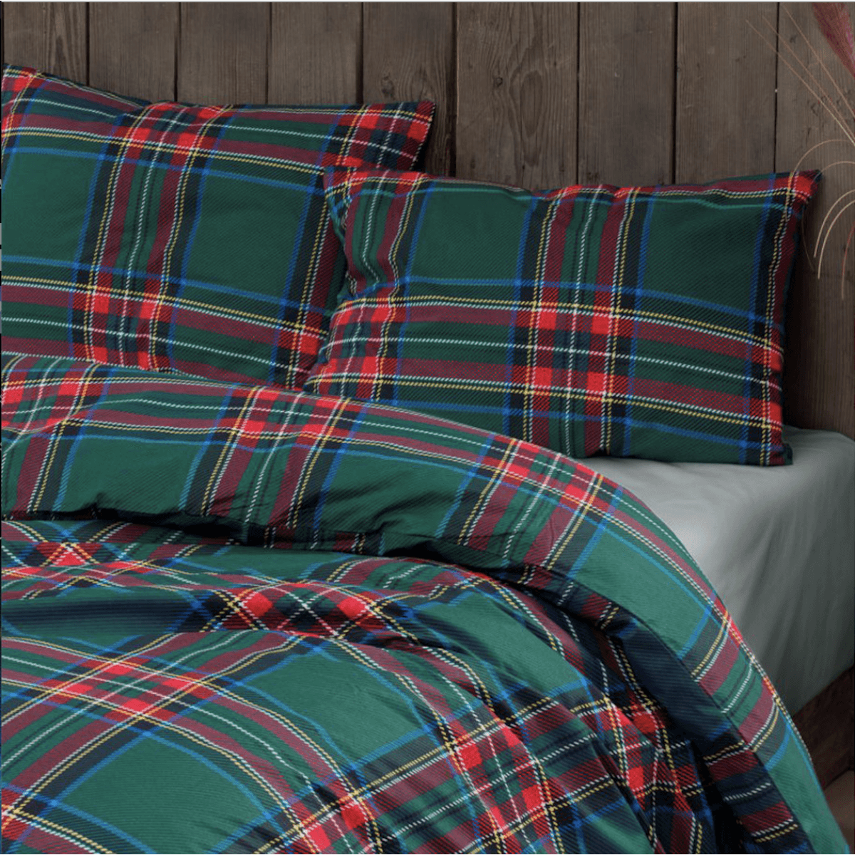 Immagine del prodotto Copripiumino Matrimoniale Tartan in 100% Cotone Daunex (2 Colori) | Daunex