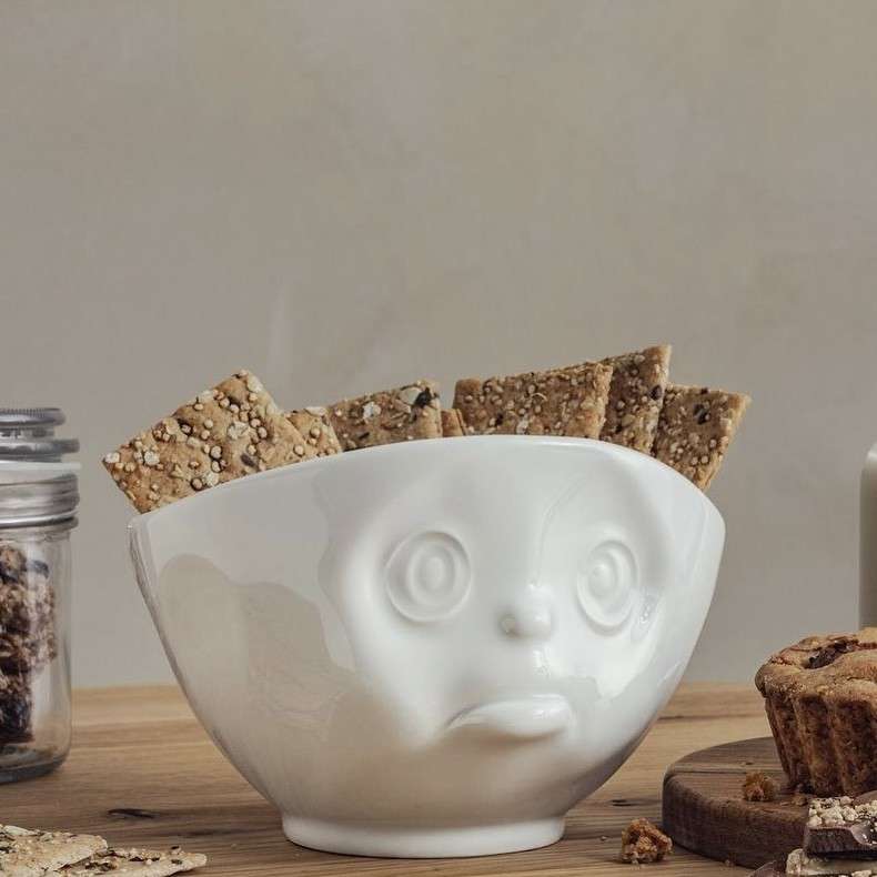 Immagine principale di Ciotola Broncio 3D in Porcellana 500 ml | TASSEN By Fiftyeight Products