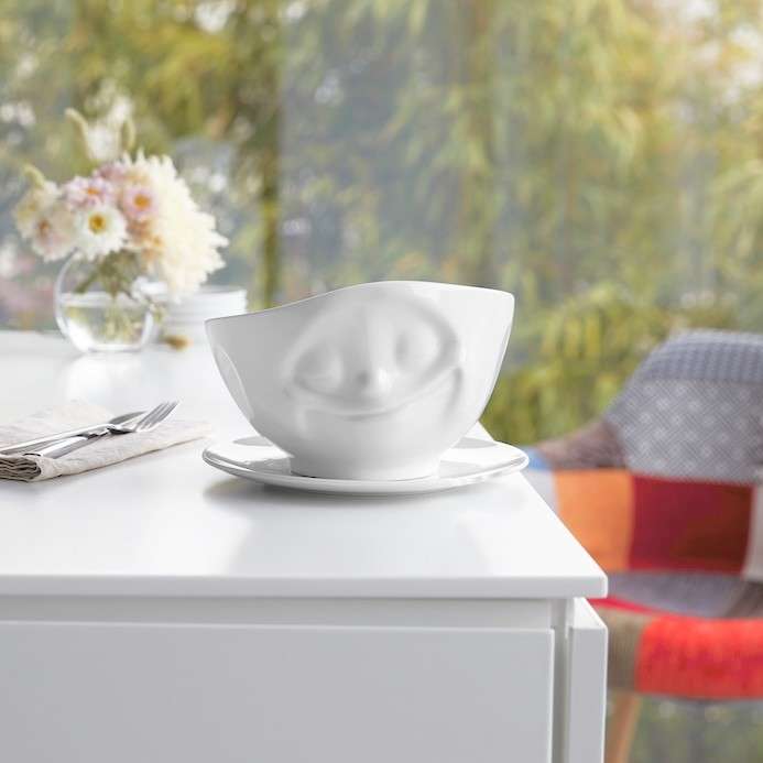 Immagine principale di Ciotola Felice 3D in Porcellana 1000 ml | TASSEN By Fiftyeight Products