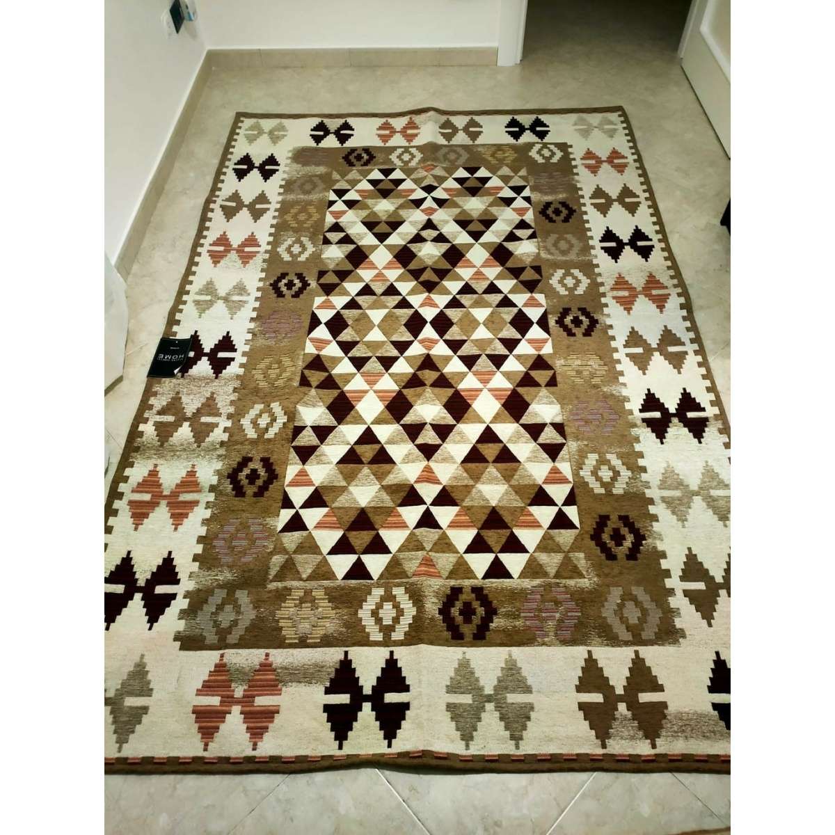 Immagine del prodotto Tappeto Kilim Cammello Antiscivolo e Lavabile in Lavatrice | Pietro Zanetti Home