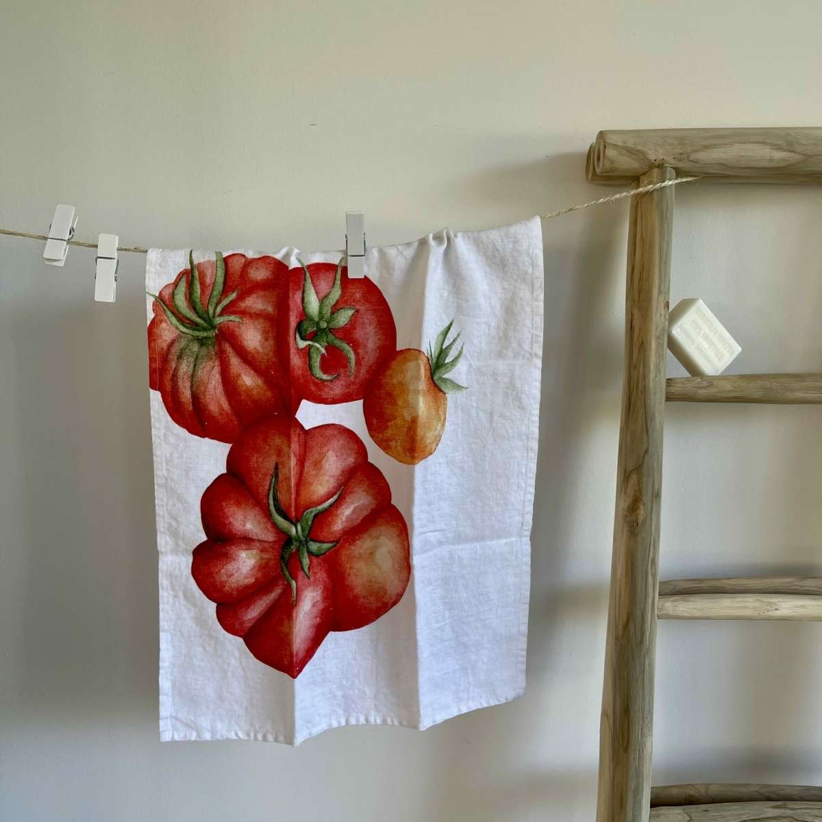 Immagine del prodotto Strofinaccio in Lino Pomodori No Stiro | Simple Day