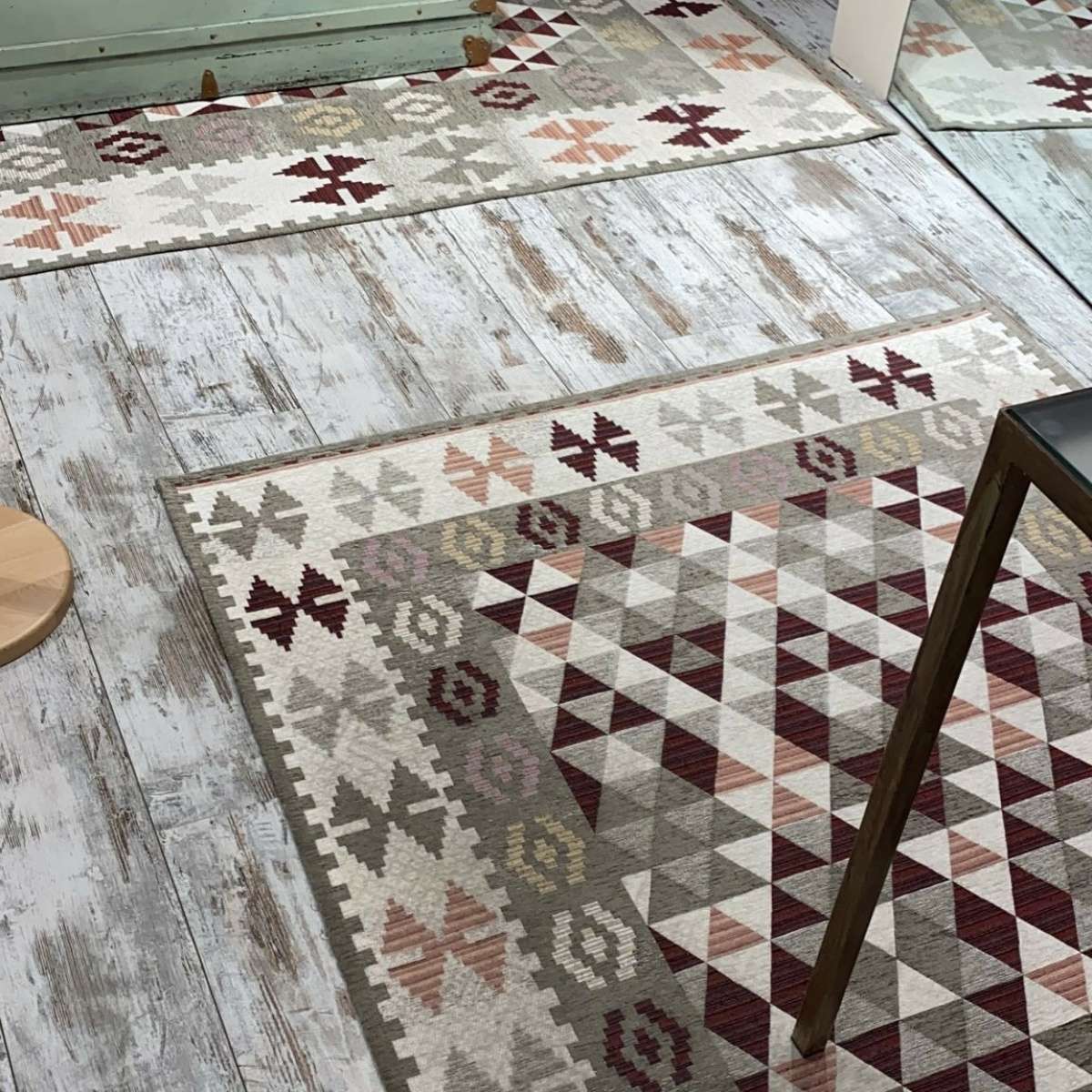 Immagine del prodotto Tappeto Kilim Grigio Caldo Antiscivolo e Lavabile in Lavatrice | Pietro Zanetti Home