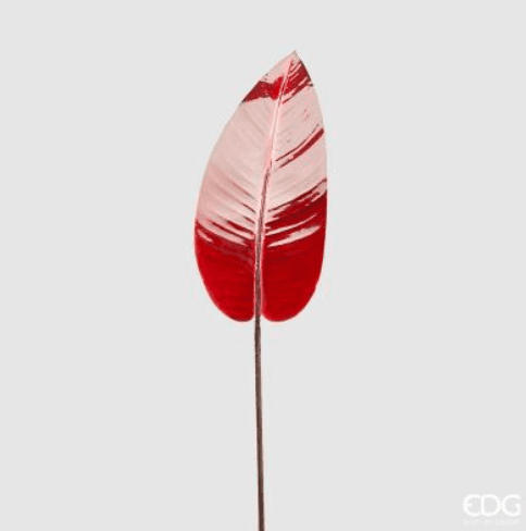 Immagine principale di Foglia di Banano Rossa Glossy h 97 cm | EDG Enzo De Gasperi
