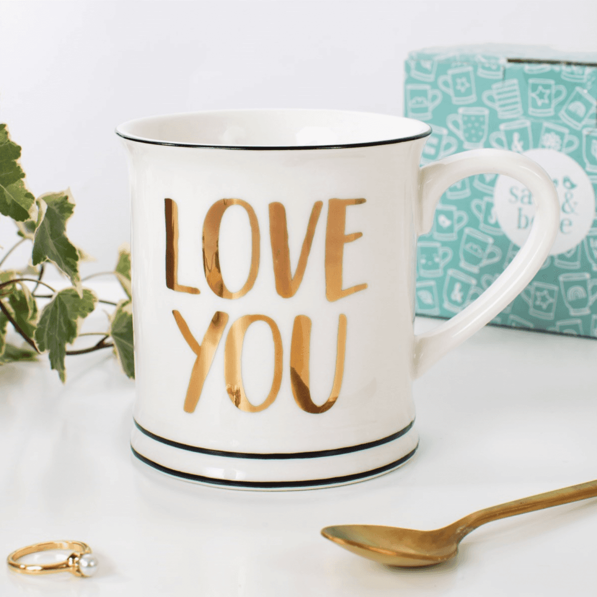 Immagine del prodotto Mug in ceramica Love You Gold | Sass & Belle