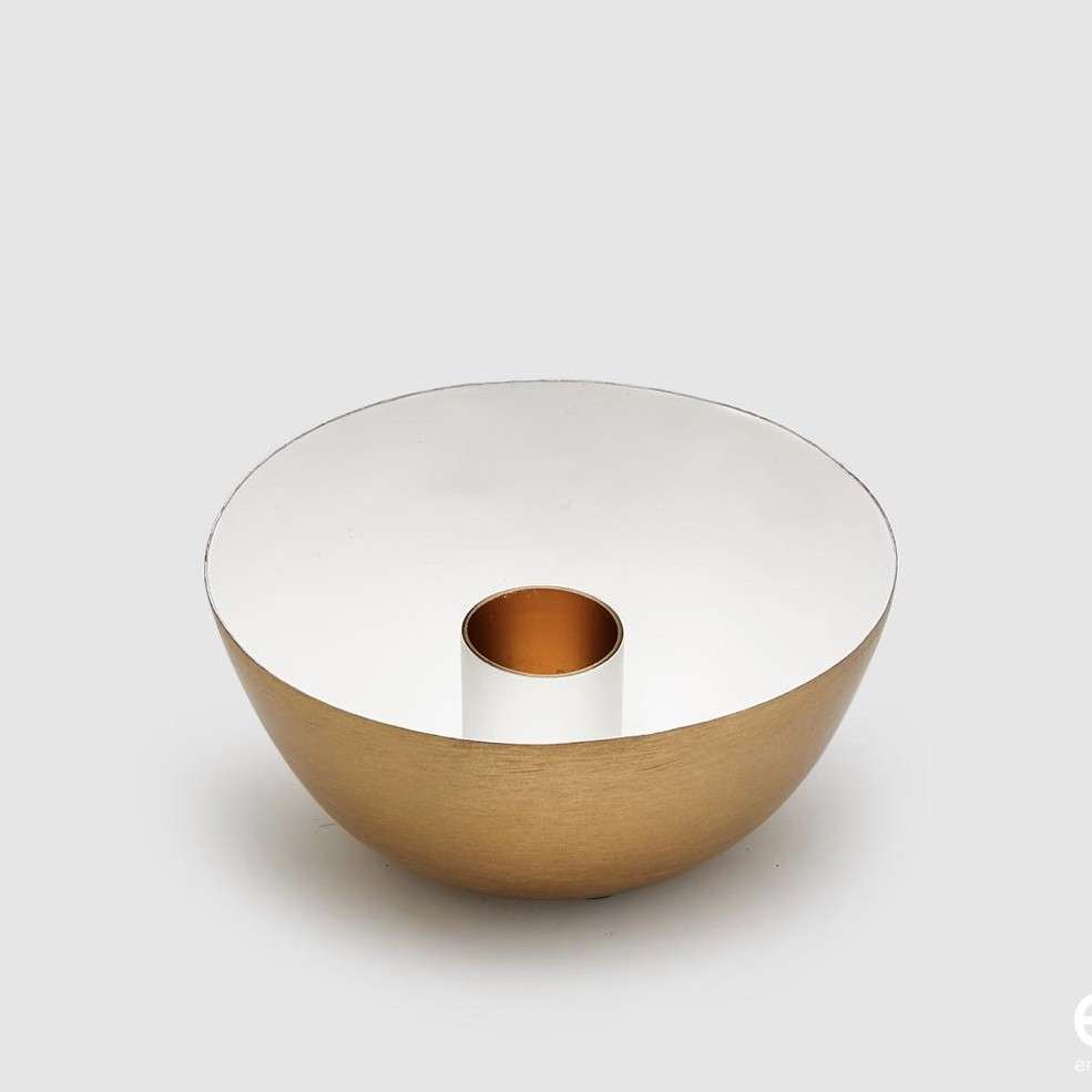 Immagine principale di Portacandela Charm Bianco h4x10 cm | EDG Enzo De Gasperi