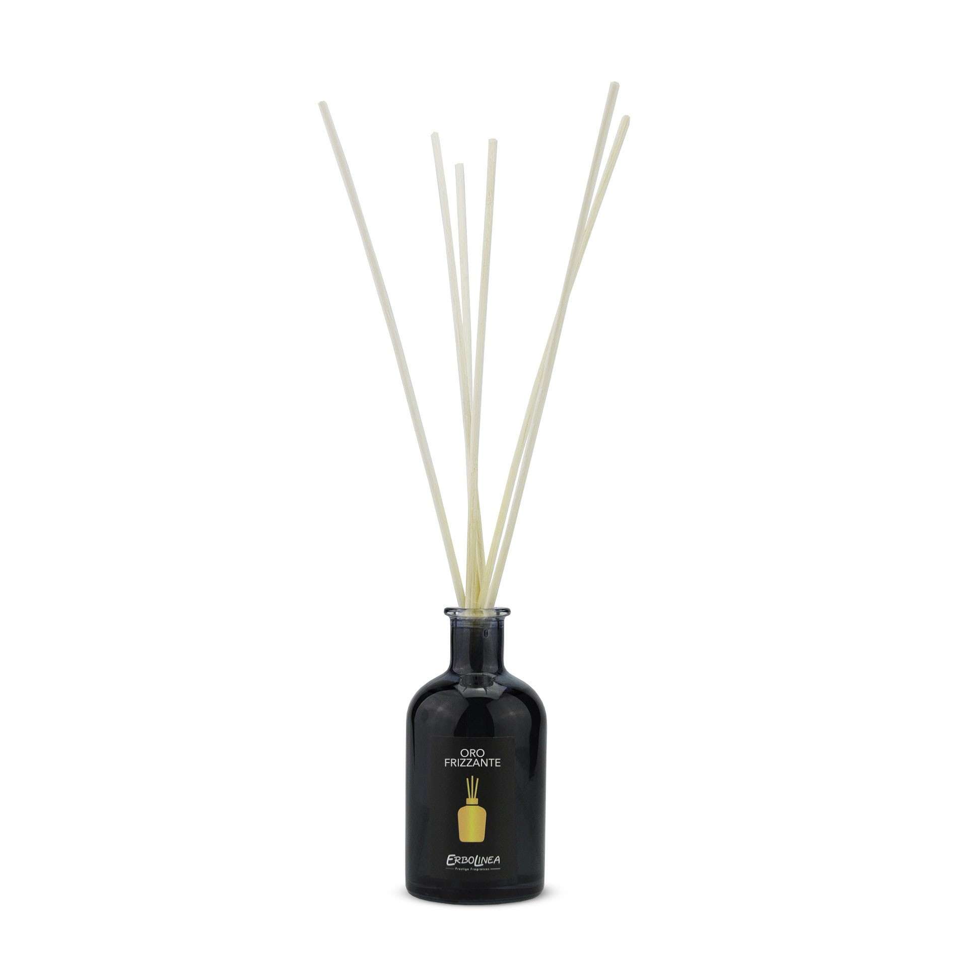 Immagine principale di Profumo per Ambiente con Bastoncini Oro Frizzante | Erbolinea