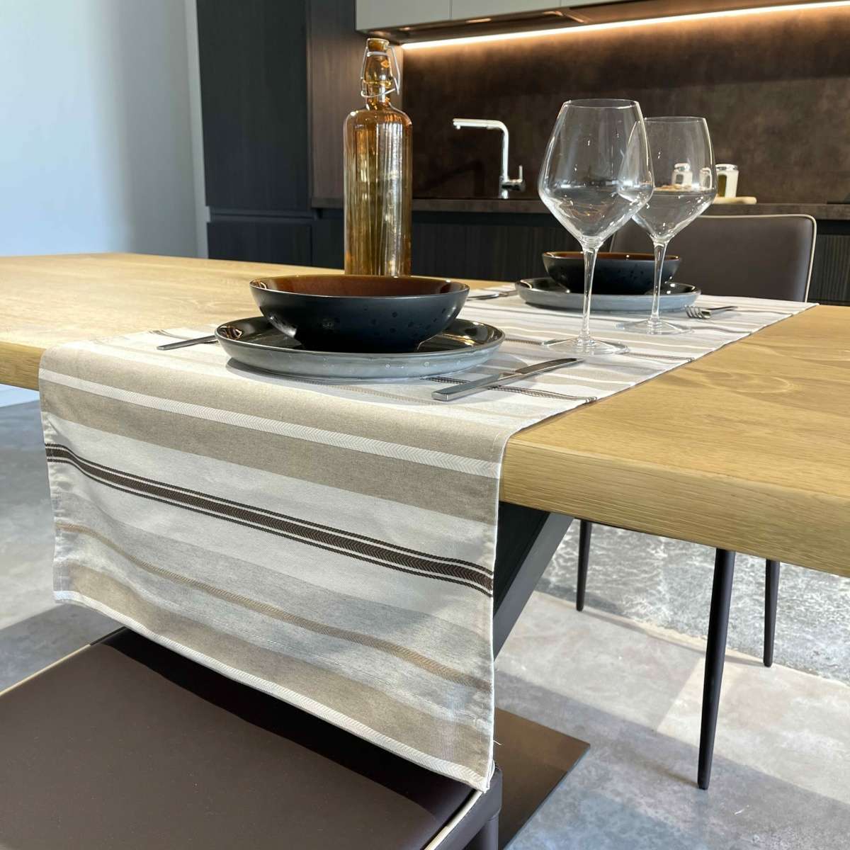 Immagine del prodotto Runner Tavolo in Cotone Cordonetto 50x150 cm (3 colori) | Pietro Zanetti Home