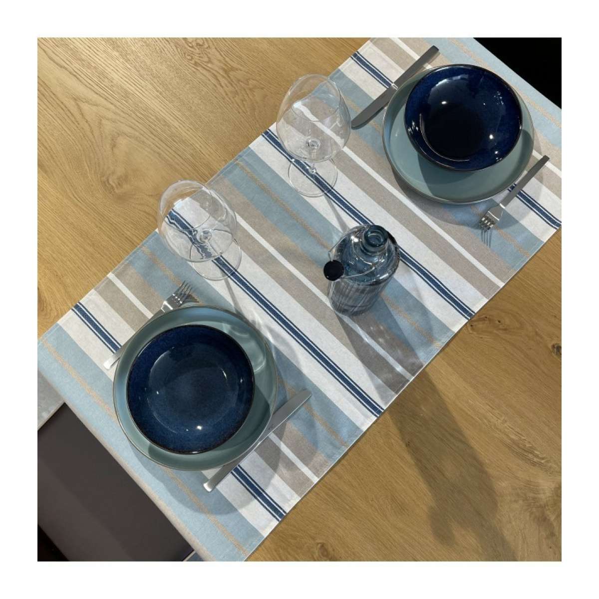 Immagine del prodotto Runner Tavolo in Cotone Cordonetto 50x150 cm (3 colori) | Pietro Zanetti Home