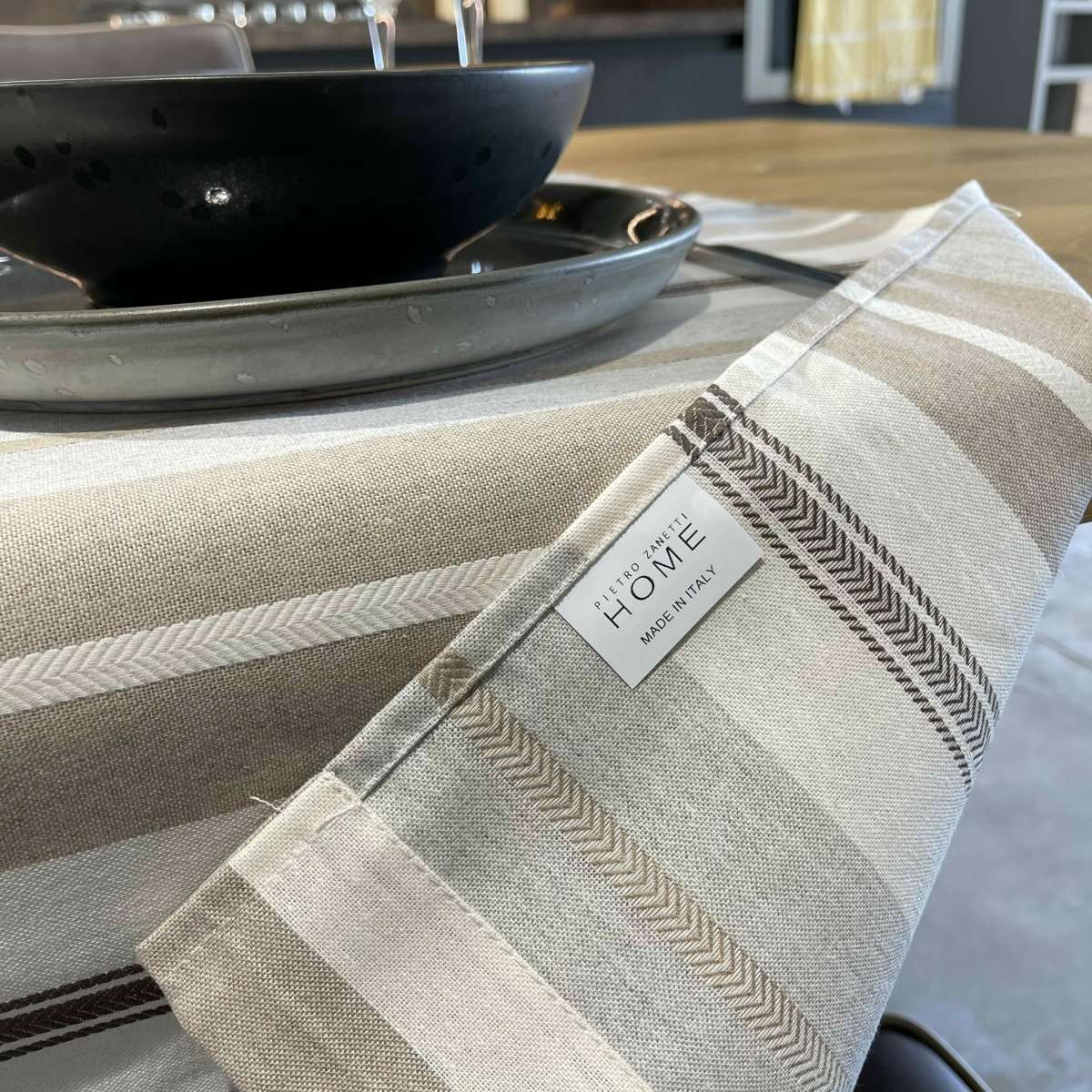 Immagine del prodotto Runner Tavolo in Cotone Cordonetto 50x150 cm (3 colori) | Pietro Zanetti Home