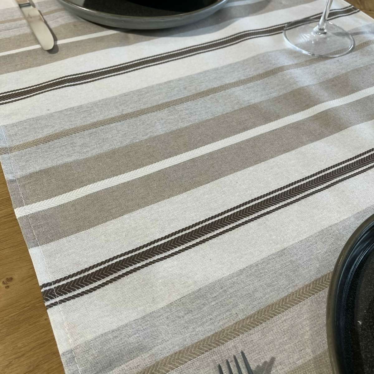 Immagine del prodotto Runner Tavolo in Cotone Cordonetto 50x150 cm (3 colori) | Pietro Zanetti Home