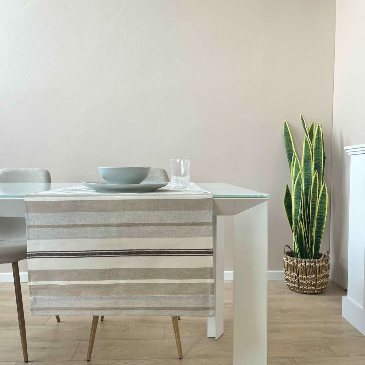 Immagine del prodotto Runner Tavolo in Cotone Cordonetto 50x150 cm (3 colori) | Pietro Zanetti Home