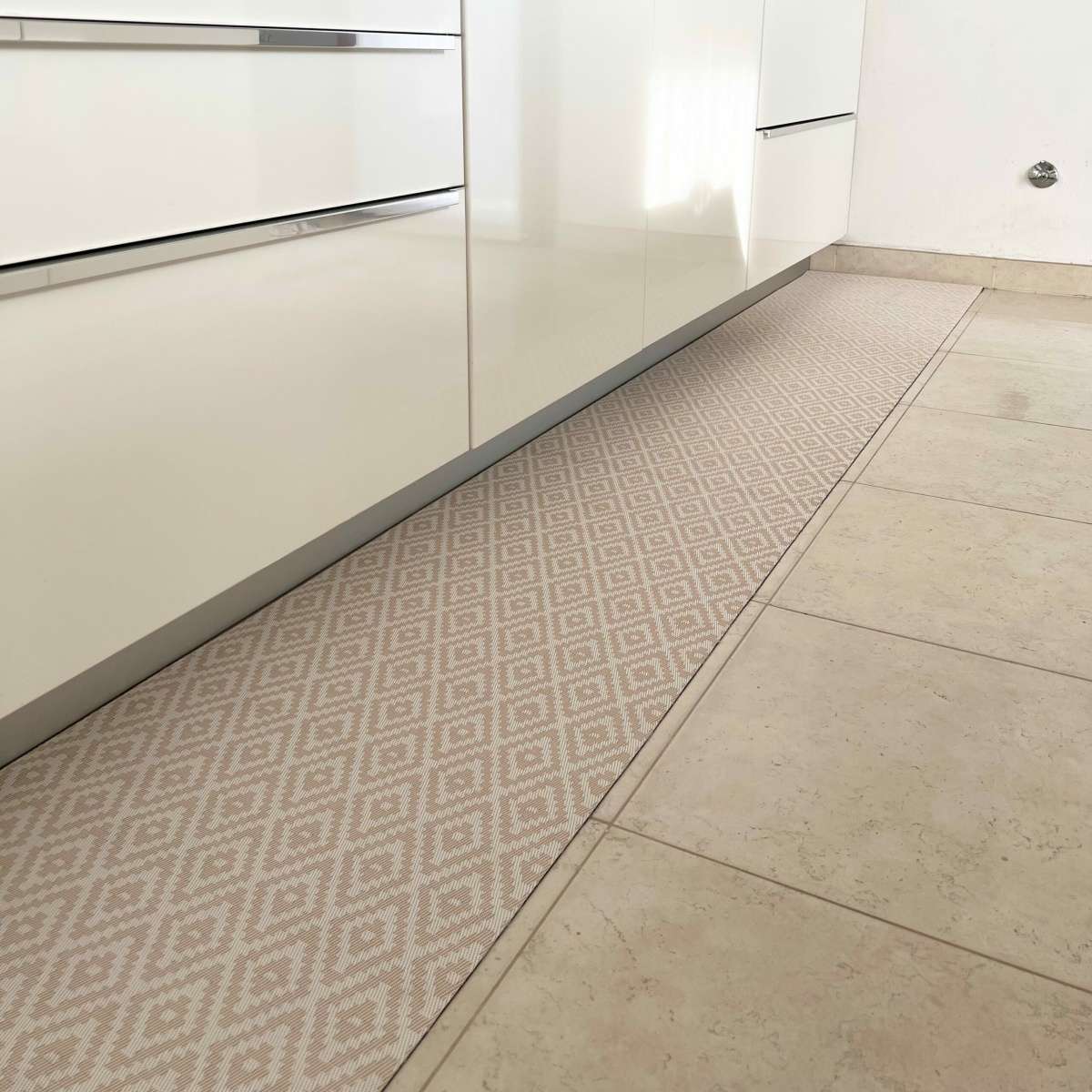 Immagine del prodotto Tappeto Cucina a metro Rombi Crema in Pvc H 50 cm - scegli tu la misura | Pietro Zanetti Home