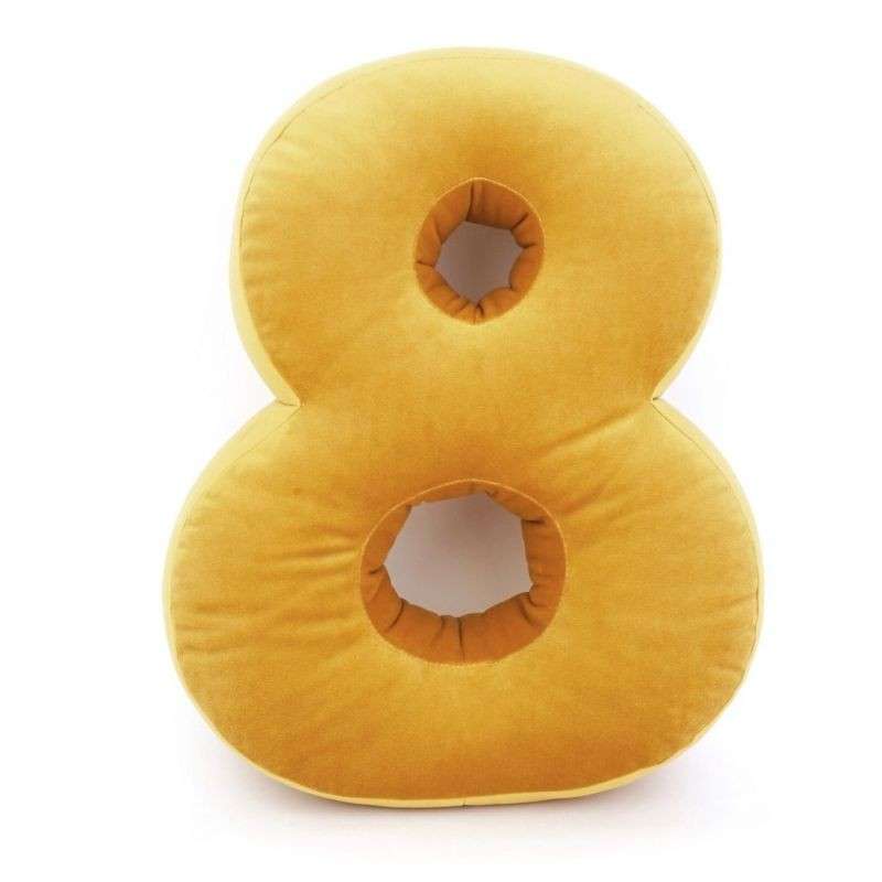 Immagine principale di Cuscino in Velluto Numero 8 - Disponibile in 3 Colori | Betty's Home