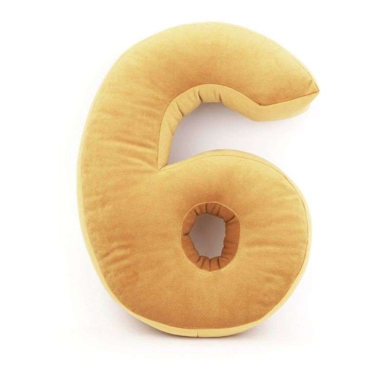 Immagine principale di Cuscino in Velluto Numero 6 - Disponibile in 3 Colori | Betty's Home