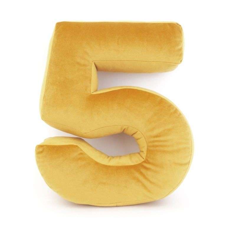 Immagine principale di Cuscino in Velluto Numero 5 - Disponibile in 3 Colori | Betty's Home