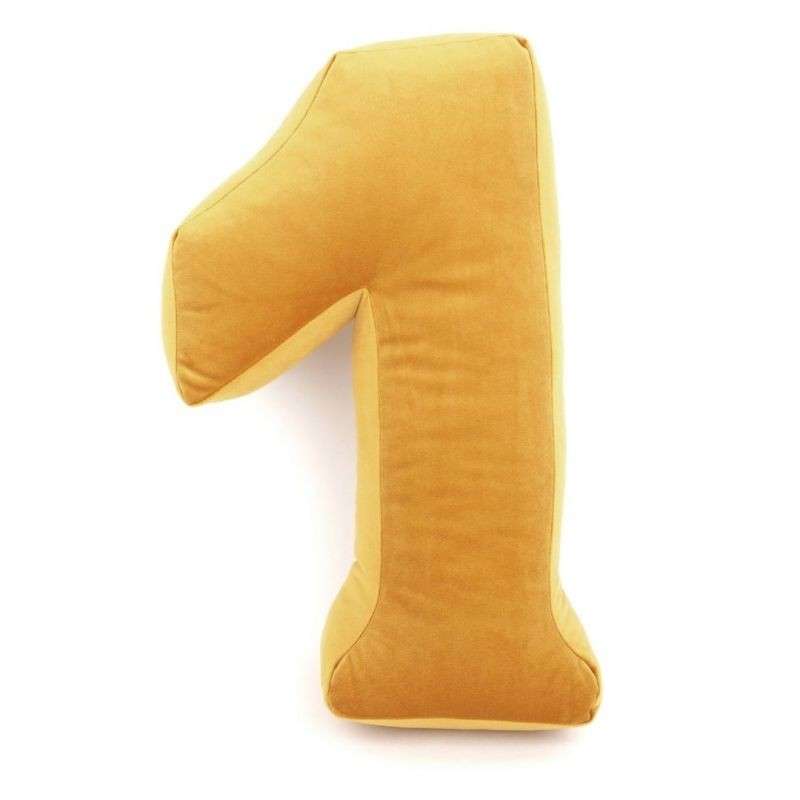 Immagine principale di Cuscino in Velluto Numero 1 - Disponibile in 3 Colori | Betty's Home