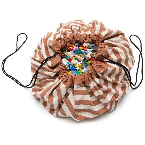 Immagine principale di Sacco Portagiochi Play & Go Stripes Brown | Play&Go