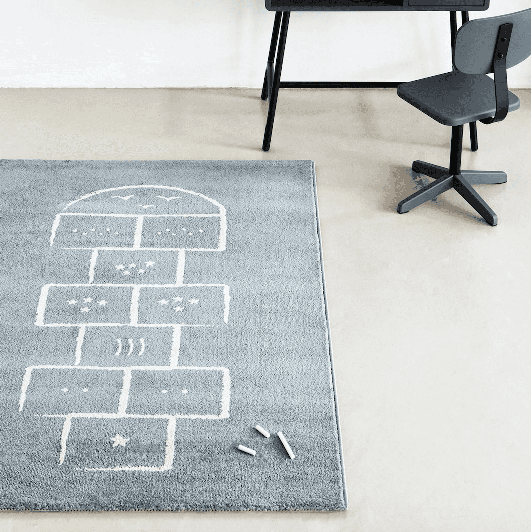 Immagine principale di Tappeto per bambini Soft Gioco della Campana Turchese 80x150 cm | AFK Living