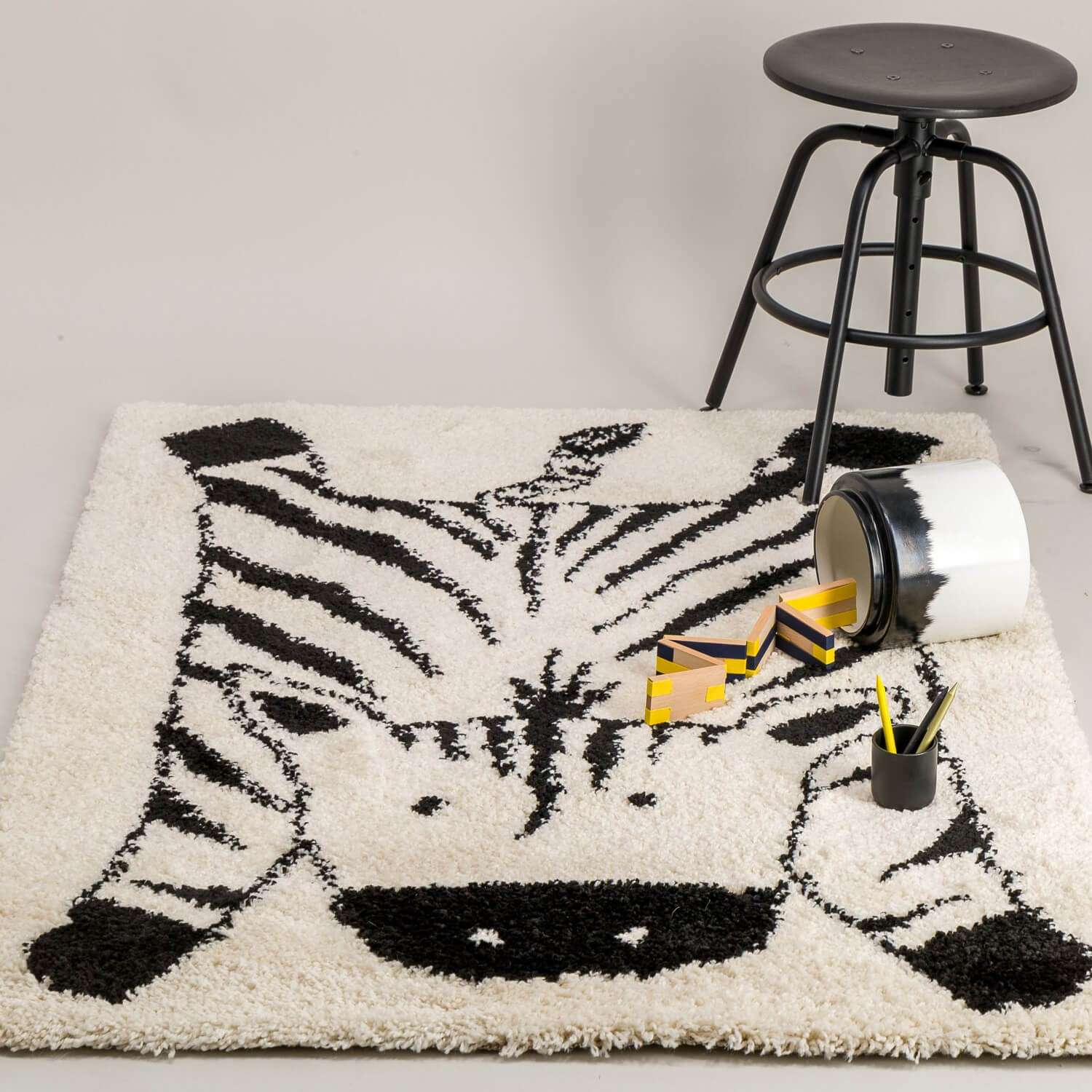 Immagine principale di Tappeto per bambini Soft Zebra 80x150 cm | AFK Living