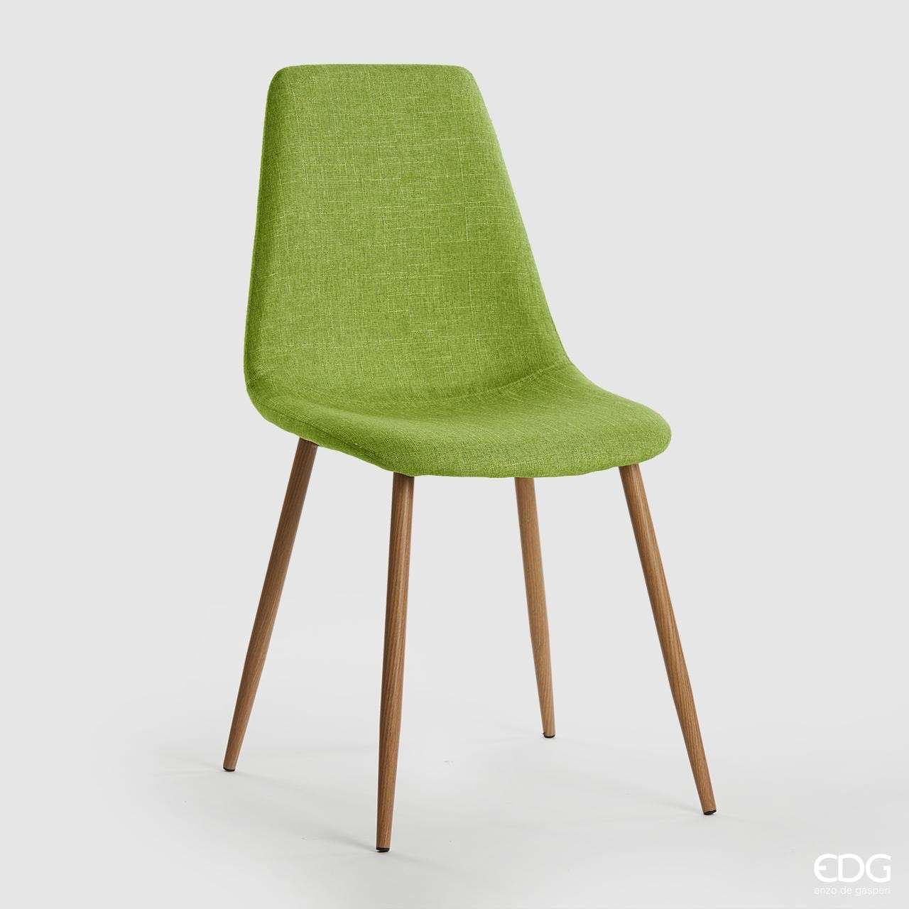 Immagine principale di Set 2 Sedie moderne in metallo e tessuto h86x44x53 cm | EDG Enzo De Gasperi