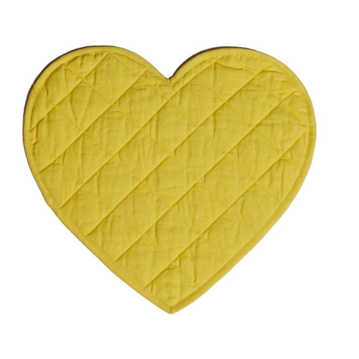 Immagine del prodotto Tovaglietta Americana a Forma di Cuore in cotone 36x48 cm (8 Colori) | Simple Day