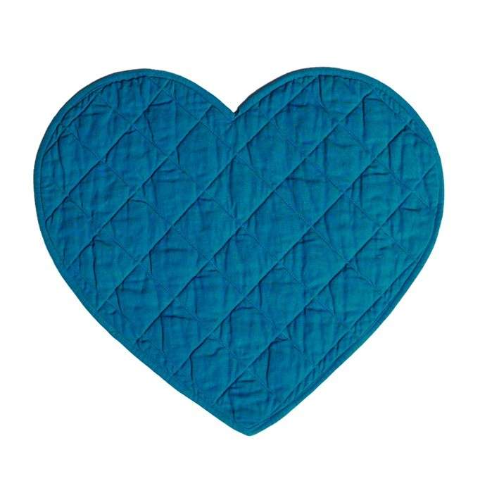 Immagine principale di Tovaglietta Americana a Forma di Cuore in cotone 36x48 cm (8 Colori) | Simple Day