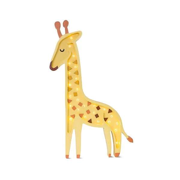 Immagine principale di Lampada in Legno Giraffa African Yellow | Little Lights