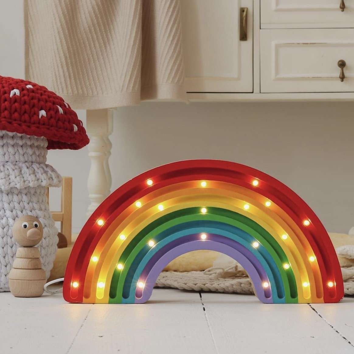 Immagine principale di Lampada in Legno Rainbow | Little Lights